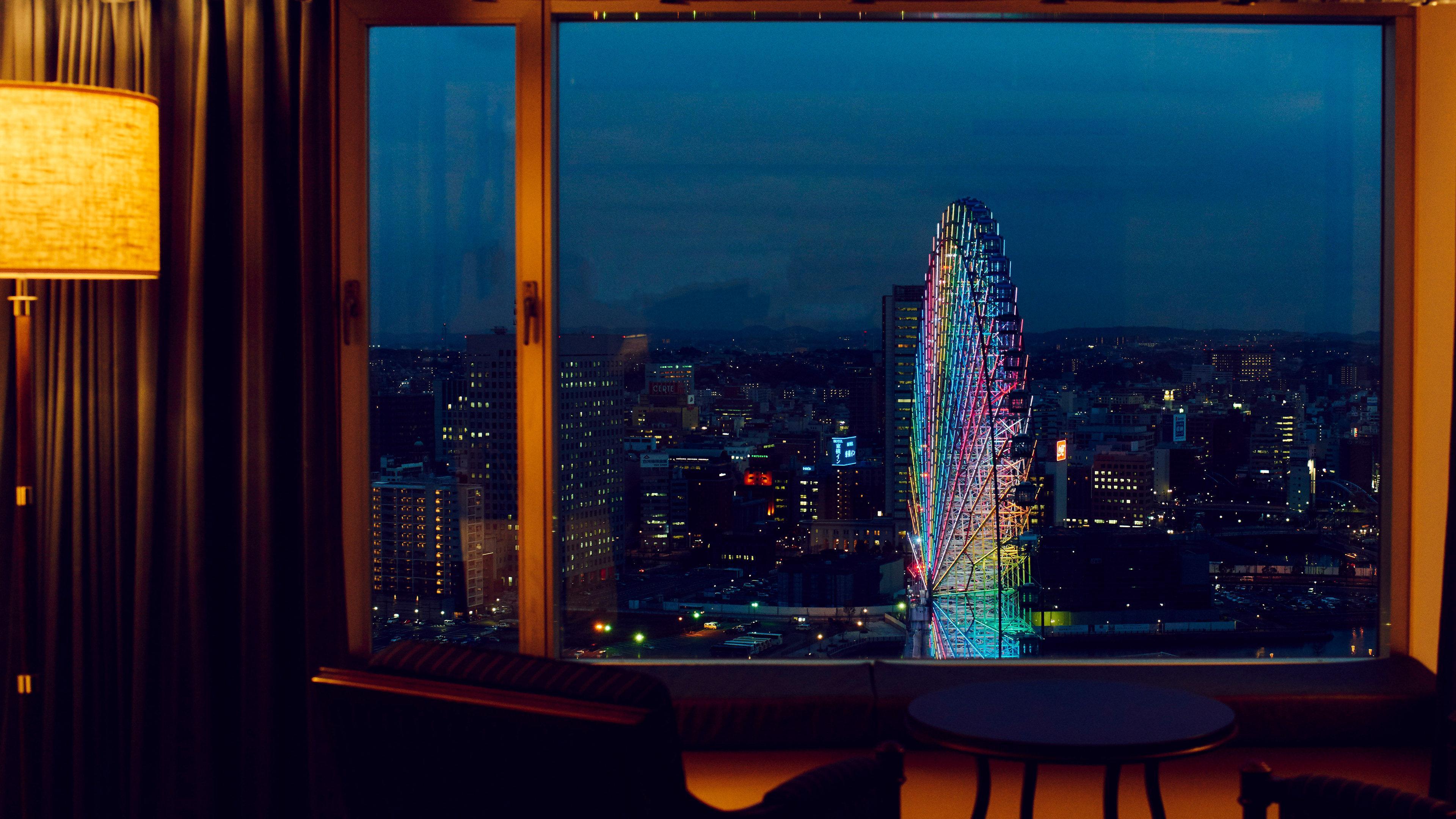 Intercontinental Yokohama Grand By Ihg Hotel Екстериор снимка View from a room at the hotel
